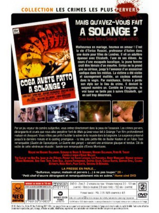 MAIS QU'AVEZ VOUS FAIT A SOLANGE ?