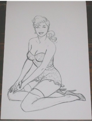 Philippe Berthet - Croquis Pin-up