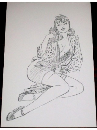 Philippe Berthet - Croquis Pin-up