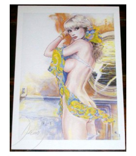 Denis Sire - Pin-up - Ex Libris signed