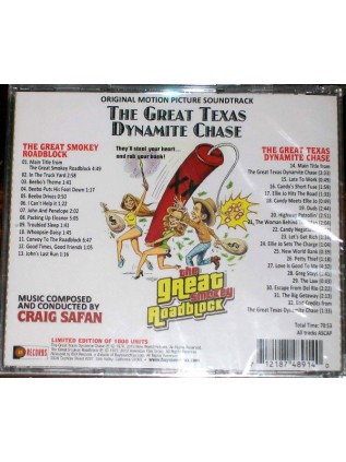 THE GREAT TEXAS DYNAMITE CHASE Craig Safan