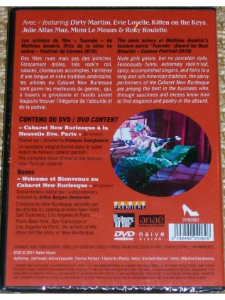 CABARET NEW BURLESQUE Spectacle DVD