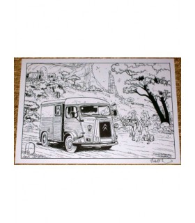 WALTHERY - Ex Libris Tube Citroën