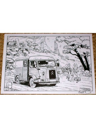 WALTHERY - Ex Libris Tube Citroën