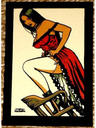 Marini - Ex Libris L'Etoile du Désert : Wakita red dress