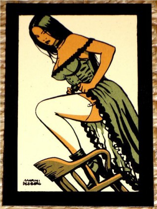 Marini - Ex Libris L'Etoile du Désert : Wakita robe verte