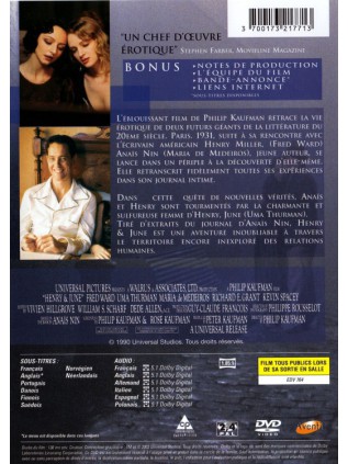 HENRY & JUNE  Uma Thurman