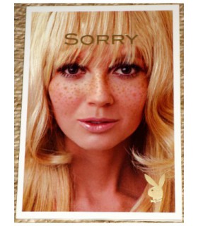 Playboy greeting card - Sorry