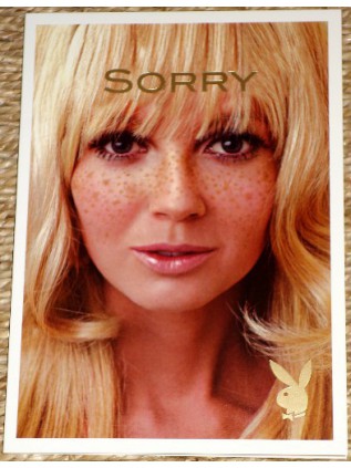 Carte de voeux Playboy - Sorry