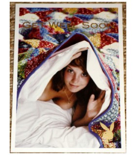 Playboy greeting card - Get Well Soon