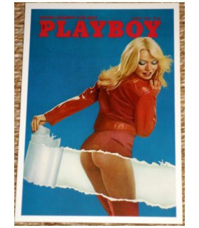Carte de voeux Playboy Mars 1975