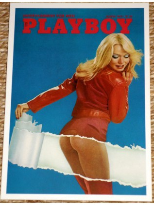 Carte de voeux Playboy Mars 1975