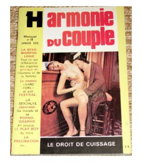 HARMONIE DU COUPLE 14 - Le droit de cuissage