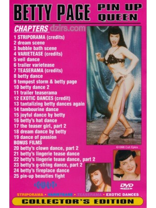 BETTY PAGE PIN UP QUEEN