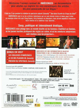 LE CIRQUE DU SOLEIL : INDECENCES Laetitia Ray