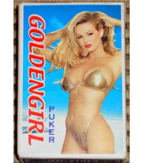 SEXY PLAYING CARDS GOLDEN GIRL