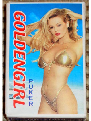 JEU DE CARTES SEXY GOLDEN GIRL