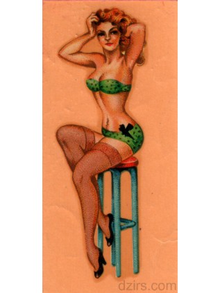 Décalcomanie Pin-up
