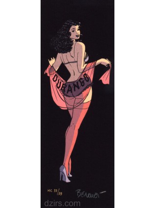 BERTHET - Ex Libris Pin-up Durango