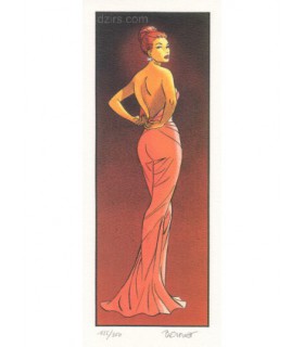 BERTHET - Ex Libris Pin-up