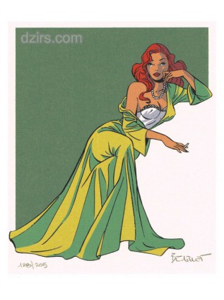BERTHET - Ex Libris Pin-up