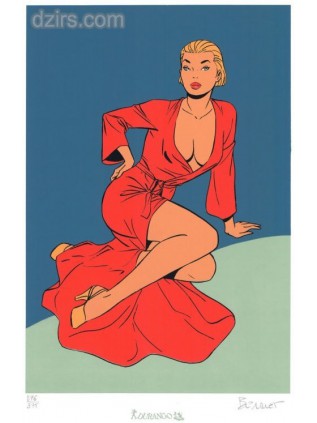 BERTHET - Ex Libris Pin-up Durango