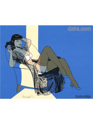 BERTHET - Ex Libris Flying Dottie