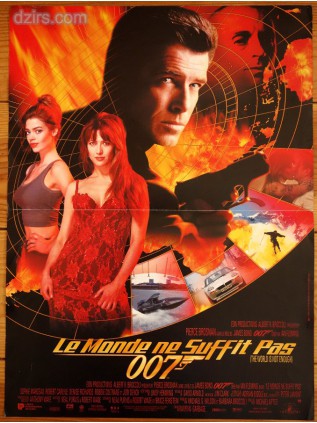 LE MONDE NE SUFFIT PAS - Jame Bond affiche