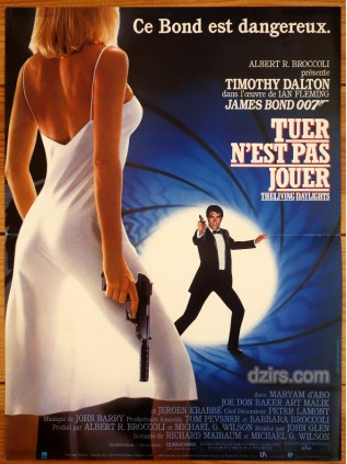 TUER N'EST PAS JOUER  James Bond Affiche